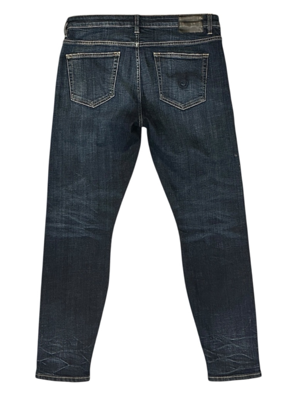 R13 Boy Skinny Mid Rise Jeans in Howell Indigo Dark Wash Women’s 31 $495 - Picture 3 of 9
